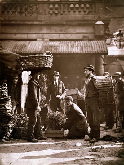 Covent Garden Labourers by John Thomson